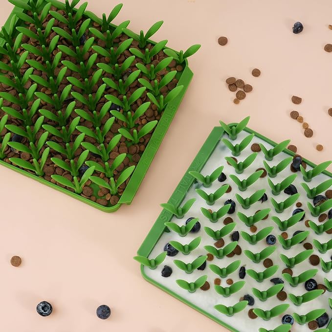 Tall Tails Grass Foraging Mat for Dogs and Cats – Slow Pet Feeder Puzzle Mat for Easy & Engaging Feeding