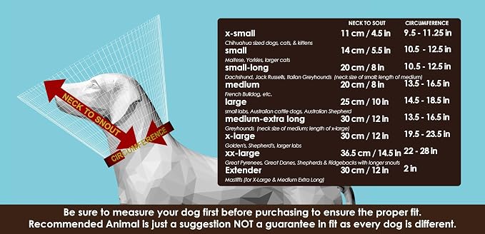 All Four Paws Comfy Cone Pet Cone for Dogs, Cats, Medium, Tan - Comfortable Soft Dog Cone Collar Alternative for After Surgery, Wound Care, Spay, Neuter - Dog and Cat Recovery Elizabethan-Collar