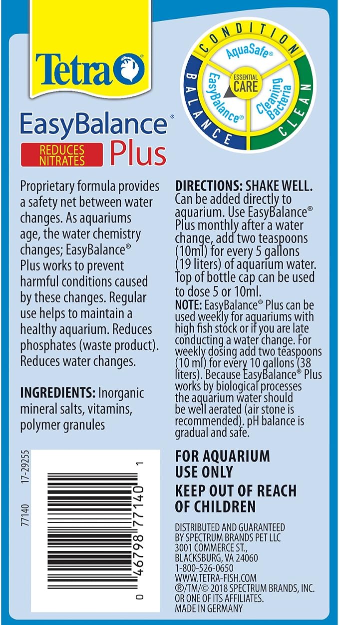 Tetra 77140 EasyBalance Plus Water Conditioner, 16.9-Ounce (Pack of 2)