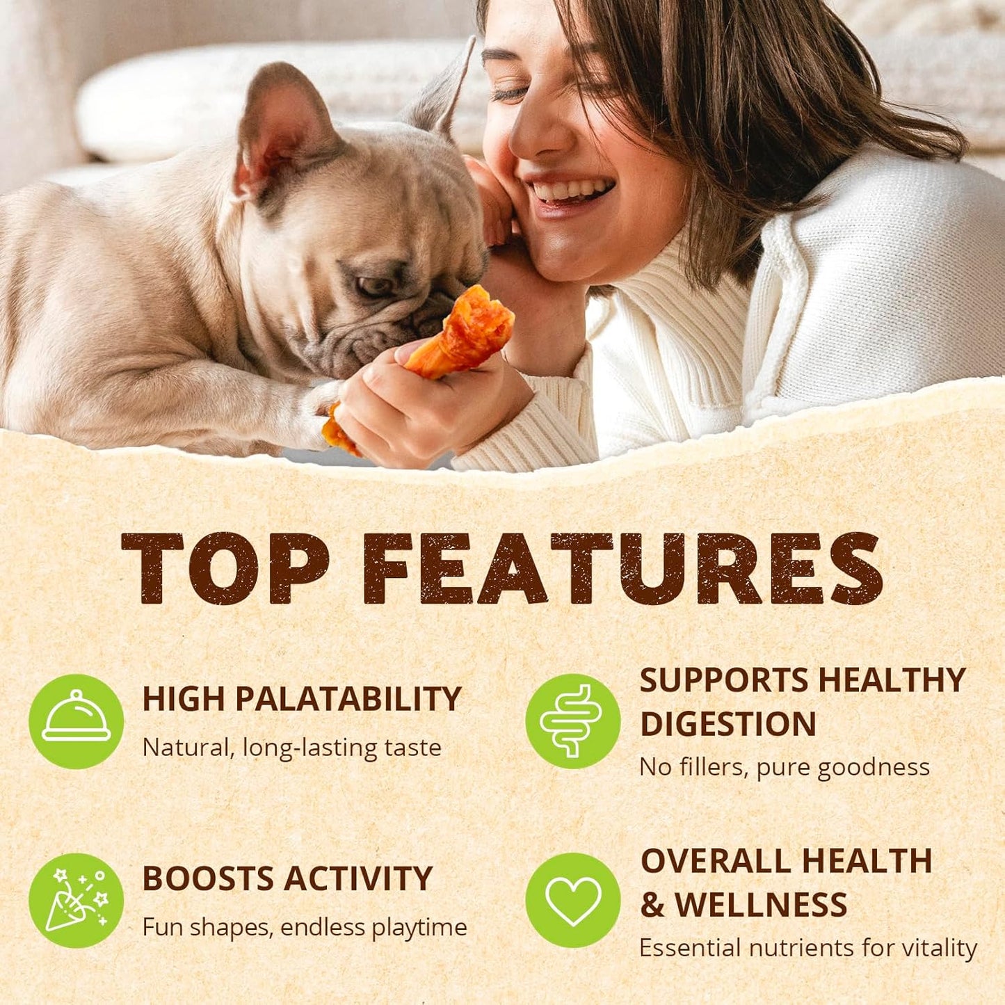 Afreschi Turkey Tendon Variety Pack (S) 8 oz, USA-Sourced Turkey Tendon, All Natural Puppy Chew, Hypoallergenic, Rawhide Alternative