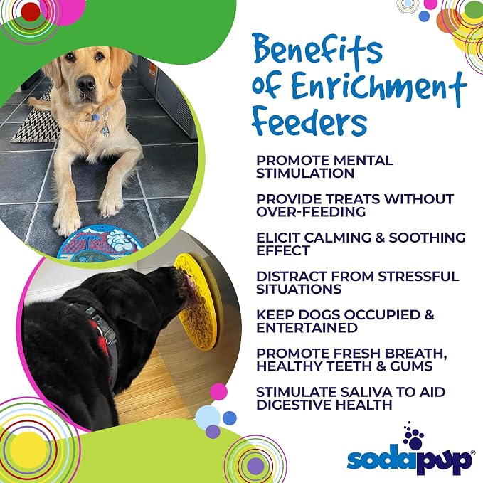 SodaPup Whale & Duckies Bathtub eMat Bundle – Durable Lick Mat Feeder with Suction Cups Made in USA from Non-Toxic, Pet-Safe, Food Safe Rubber for Digestive Health, Avoid Overfeeding, Calming, More