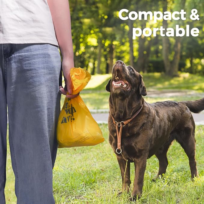 Dog Poop Bags Rolls Extra thick and Guaranteed Leak Proof Poop Bags for Dogs,120 Count 8 Rolls,Unscented,Cornstarch Based Doggie Poop Bag for Puppy and Big Dogs