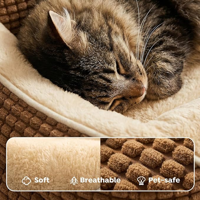 Veehoo Cute Dog Bed for Medium Sized Dogs, Orthopedic Waterproof Medium Pet Beds with Sides, High Back Non-Slip Bottom and Egg-Crate Foam Pet Couch Sofa with Washable Removable Cover, 28"