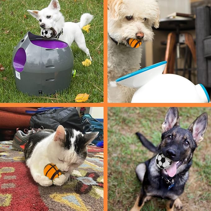 X-Small Dog Tennis Balls Dog Toys Ball 1.5" Pack of 12, Fit Ball Launchers