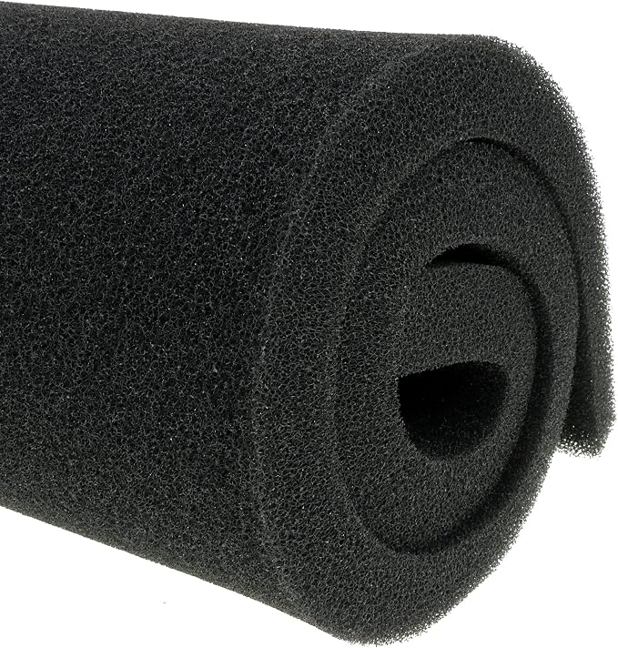 ALEGI Aquarium Filter Media Foam Material Cut to Fit, 36" x 12" x 1" / 72" x 12" x 1" Bio Pre Filter Sponge Pad Sheet for Fish Tank (12" x 72" x1"-30ppi)
