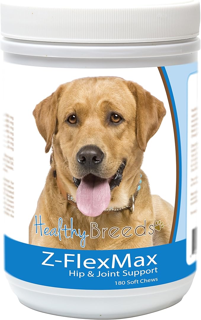 Healthy Breeds Labrador Retriever Z-Flex Max Dog Hip and Joint Support 180 Count
