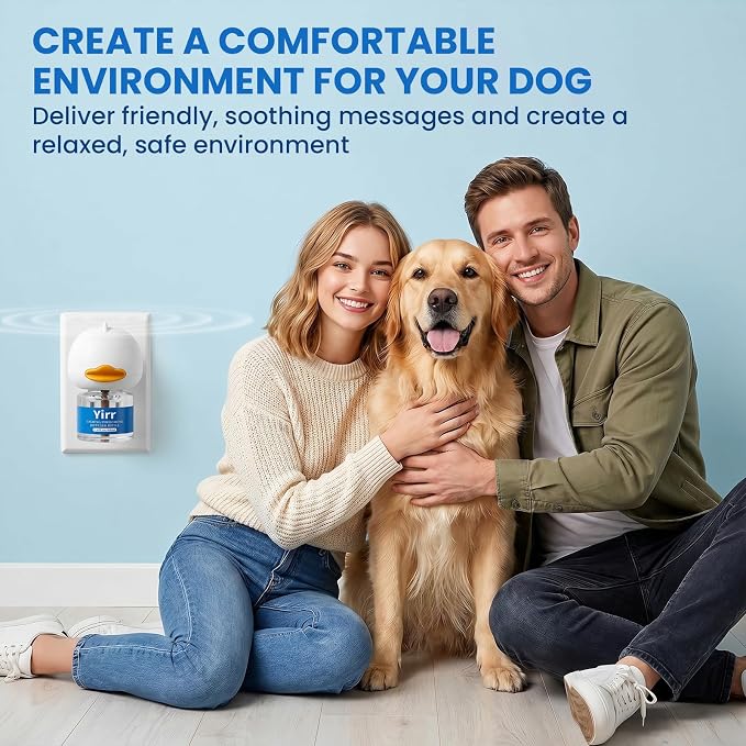 Dog Calming Diffuser, Dog Pheromones Calming Diffuser, Relaxing Pheromone for Dogs Relief Stress Anxiety Reduce Aggression Barking, Help Train Dog to Pee