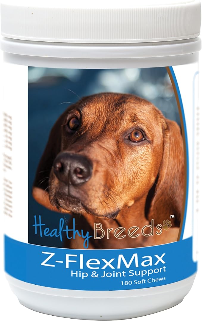 Healthy Breeds Redbone Coonhound Z-Flex Max Dog Hip and Joint Support 180 Count