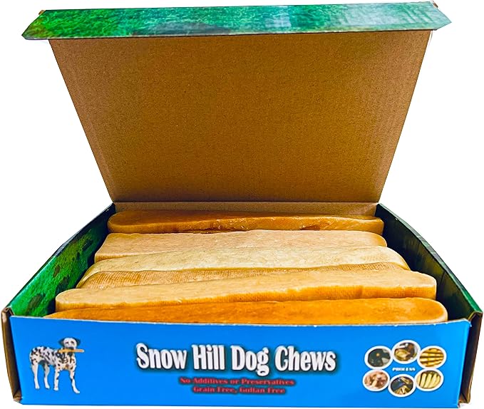 Snow Hill Himalayan Yak Cheese Dog Chews XXL 3 lbs Long Lasting, Gluten GMO Free Protein-Rich Fresh Yaky Golden Cheese Treats of Himalayas, Nepal