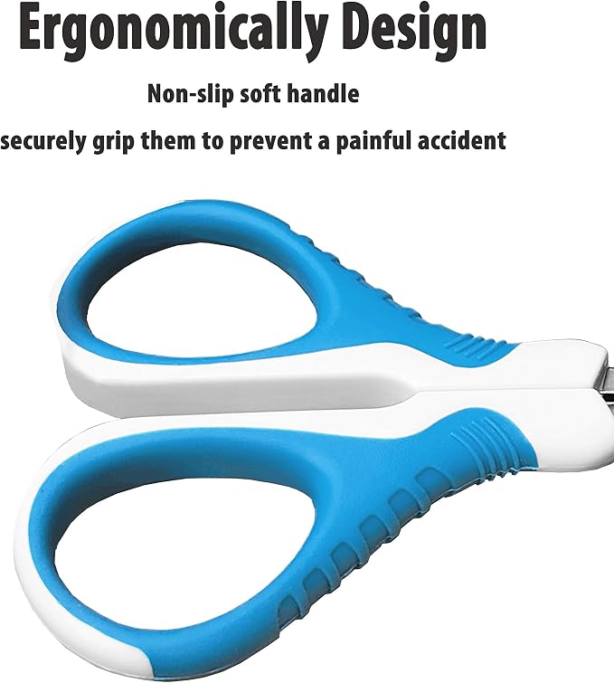 gonicc Dog Nail Clippers and Cat Nail Clippers with Safety Guard to Avoid Overcutting, Free Nail File, Razor Sharp Blade