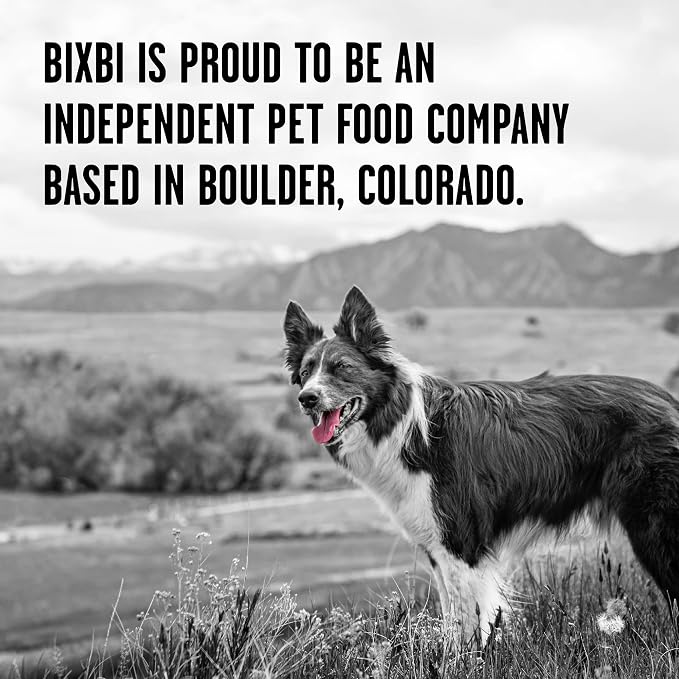 BIXBI Liberty Freeze-Dried Dog Food Topper & Treats, Beef – 98% Meat & Organs, No Refrigeration – USA Made, 12 oz
