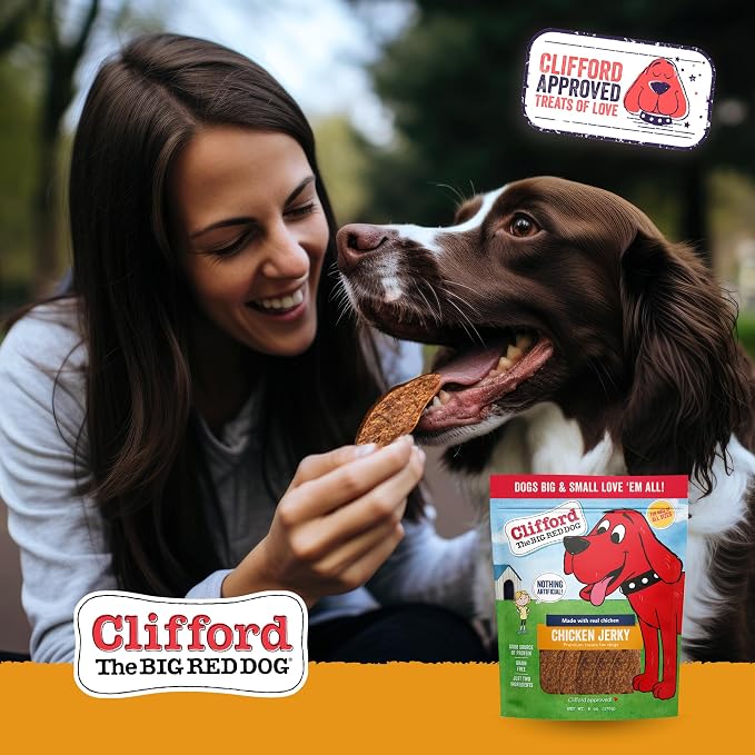 Clifford® Bundle - Snuffle Treat Mat + Chicken Jerky Dog Treats (24oz)