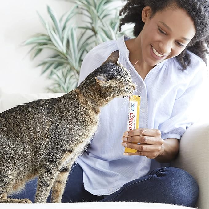 INABA Churu Lickable Purée Natural Cat Treats (Tuna and Chicken Variety Pack, 36 Tubes)
