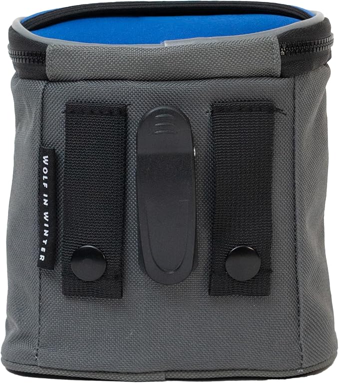 Quickdraw Dog Treat Pouch – Training Bag with Poop Bag Dispenser, Clicker Holder and Waist Belt – Hands-Free, Reflective and Durable for Puppy Training, Walks and Hikes (Blue)