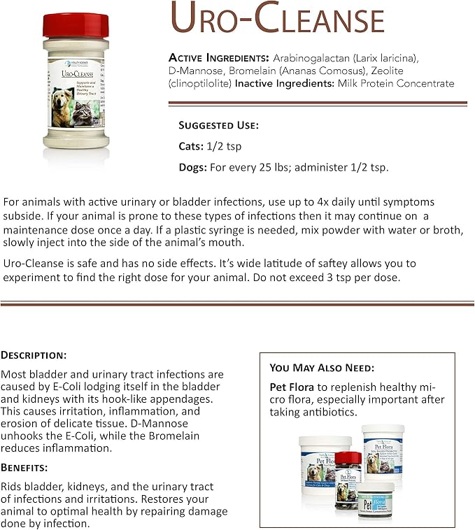 URO-Cleanse for Dogs - Bladder Health and Control