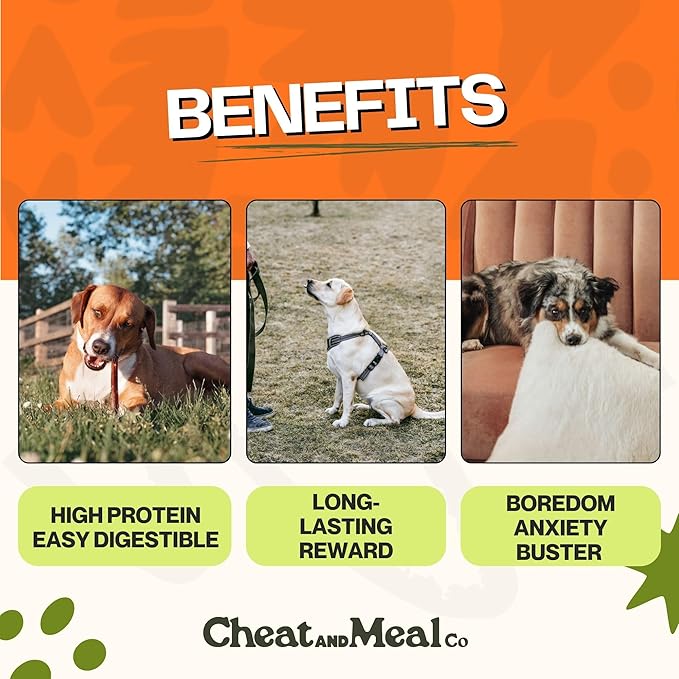 Bully Sticks for Small Dogs & Puppies - Puppy Chew Toys for Teething, 6 Inch (25 Count), Long Lasting Dog Chews, Single Ingredient 100% Grass-Fed, Free Range, Rawhide-Free