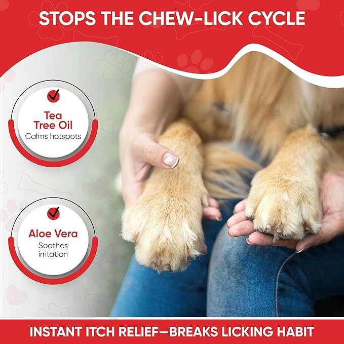 Warren London Deep Cleaning Paw Soak for Dogs – 75 Count Fizz Balls | Made with Tea Tree Oil, Aloe & Seaweed | Stops Licking & Promotes Healthy Pads | 5-Minute at-Home Spa Treatment