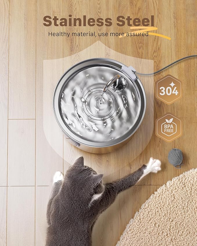 FOFNON Cat Water Fountain with Pump