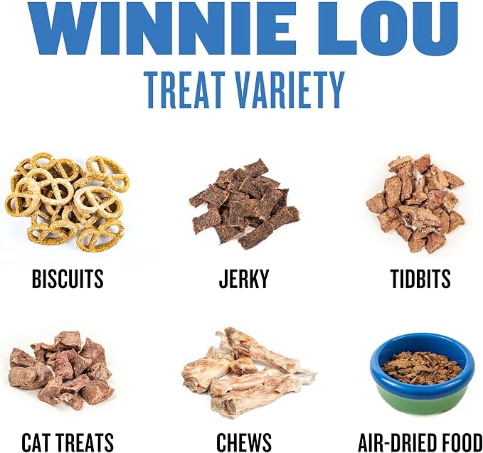 Winnie Lou Grass-Fed Bison Liver Bits Cat Treats, 3 Packs - Single Ingredient, High Protein Cat Food Snacks, Grain Free & Made in the USA, with Taurine, Iron & Zinc for Healthy Cats