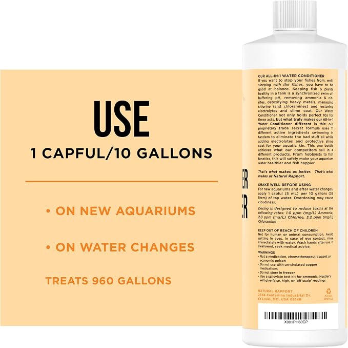 Natural Rapport - Aquarium Bundle - Water Conditioner and Gravel Cleaner