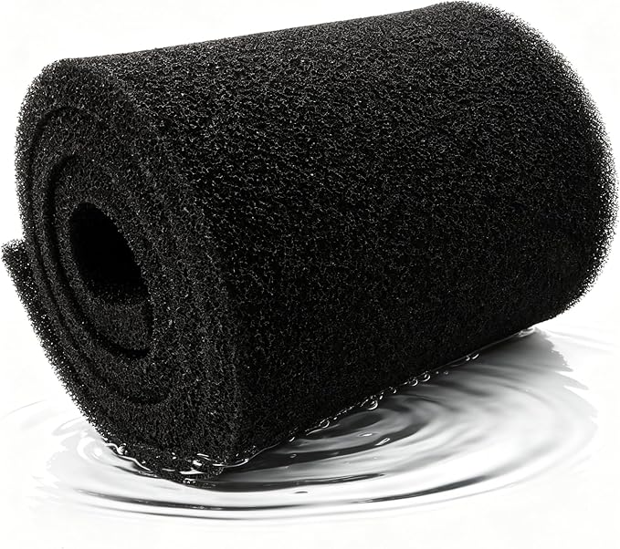Aquarium Filter Media Foam Cut to Fit, 72"x12"x1" Pre Filter Sponge Pad for Fish Tank, Bio Foam Pad for Aquarium, Pond, Sump, 20ppi Coarse Pad for Mechanical & Bio Filtration