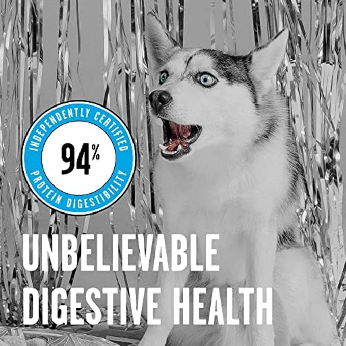 BIXBI Liberty Freeze-Dried Dog Food Topper & Treats, Chicken & Salmon – 94% Meat & Organs, No Refrigeration – USA Made, 26 oz