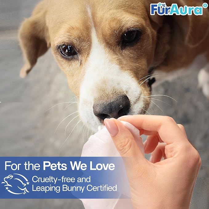 99% Water Dog Wipes, Extra Large 8x8 Puppy Wipes for Sensitive Skin – Hypoallergenic Pet Wipes for Grooming Tear Stain, Face, Ears, Eyes Paws & Butt – Alcohol Free, Biodegradable, Unscented 400 Count