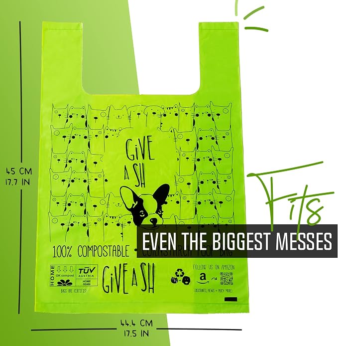 30 XL Compostable Cat Litter Bags and 200 Plant-Based Pet Wipes – Champion Animal Welfare & The Planet
