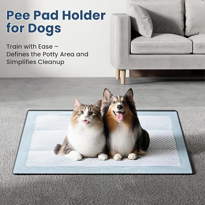 Extra Large Cat Litter Mat 54" x 27.5" Silicone Waterproof Dog Pee Pads Non-Slip Soft on Pet Paws Easy to Clean