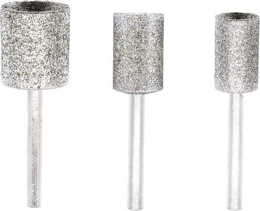 3Pcs Nail Grinder Diamond Bits for Cats and Dogs - Painless Nail Sanding Drums - Diamond Dog Nail Grinder Attachment - Faster Diamond Bit for Dog Nail Grinder - 80/120 Grit (3Pcs-Set)