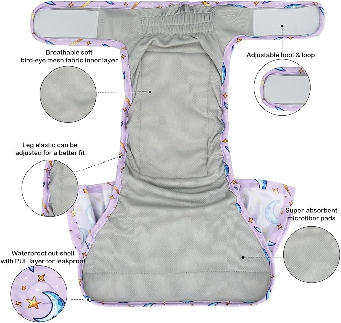 Female Dog Diapers Reusable No Tail Hole Period Panties Washable Diapers Female for Docked-Tail Frenchie French Bulldog Boston Terrier Without Tail (2 Pack Regular+2 Pack Skirts) U-WWDQB04S