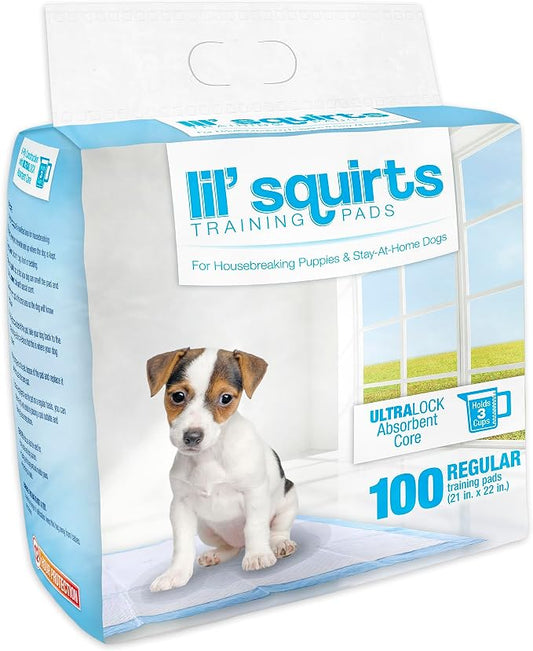 RUFFIN' IT Lil' Squirts Puppy Training Pads 100 Pk.
