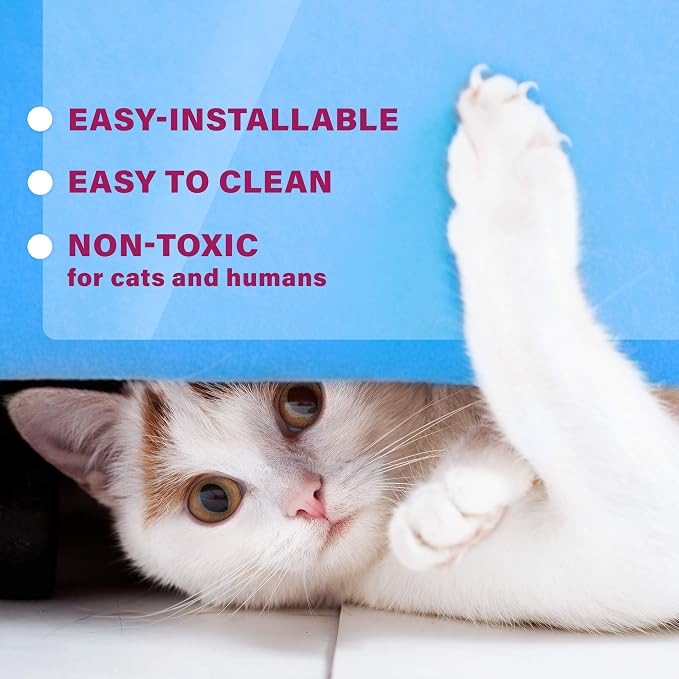Cat Anti Scratch Furniture Protector - Couch Scratch Protector from Cats - Furniture Protection from Cat Scratching (10XL)
