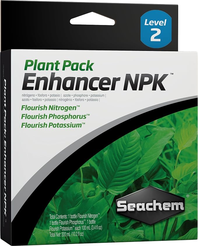 Seachem Plant Pack Enhancers, NPK (Box of 3 different 100ml Items)