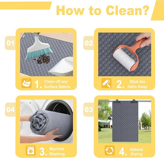 Guinea Pig Cage Liners, Washable Guinea Pig Bedding for Midwest Cage 2 Pack 49" X24", Reusable & Anti Slip & Waterproof, Absorbent Guinea Pig Pee Pad for Small Animal, Rabbit, Bunny, Chinchilla