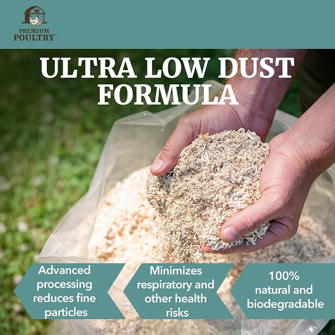 Hemp Bedding for Chickens, Rabbits & Small Animals – Low Dust, Highly Absorbent Hemp Animal Bedding for Chicken Coops, Nesting Boxes & Brooders – Made in USA – 3 Cubic Feet