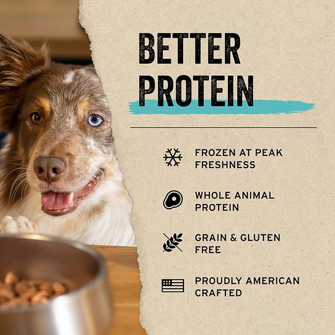 Vital Essentials Freeze Dried Dog Food Topper, Raw Turkey Ground Topper for Dogs | High Protein, Grain Free Dry Dog Food Mix-in | 6 oz Bag
