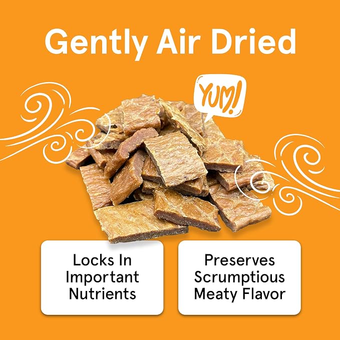 Real Meat Dog Treats - Two 12oz Bag of Bite-Sized Air-Dried Venison & Chicken Jerky for Dogs - Grain-Free Jerky Treats with 95% Free-Range Venison & Chicken - All-Natural Treats