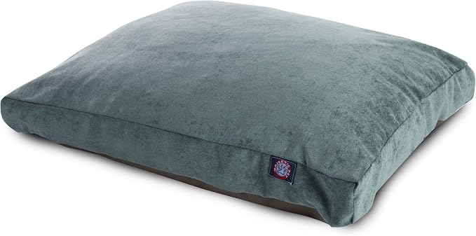Majestic Pet Villa Rectangle Dog Bed Washable – Non Slip Comfy Pet Bed – Crate Bed with Removable Washable Cover – Kennel Bed for Sleeping, Polyester Fiber, X-Large, Azure