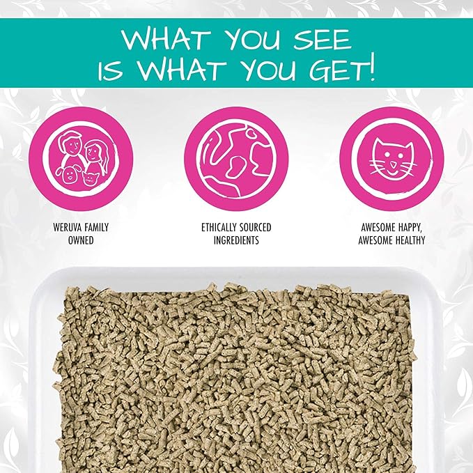 Weruva It's Potty Time Cat Litter and Pelleted Litter Scoop, 11.7 Pounds