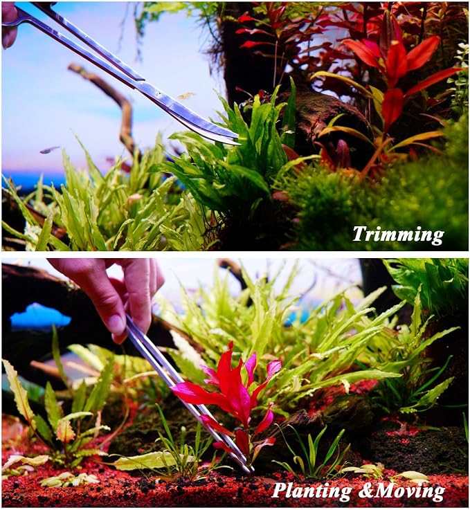 Fish Tank Cleaning Kit with Aquarium Siphon, Fish Net for Fish Tank, and Algae Scraper | All-in-One Fish Tank Cleaner for Various Tank Sizes