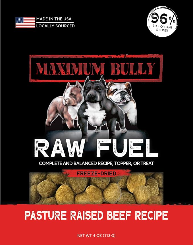 RAW Fuel Maximum Bully Freeze Dried Beef (4 OZ)