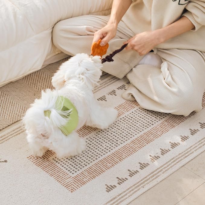 WICKEDPUP Dog Diaper Liners Booster Pads for Male and Female Dogs, 100ct | Disposable Diaper Inserts fit Most Reusable Pet Belly Bands, Wraps, and Washable Period Panties (Petite (100 Count))