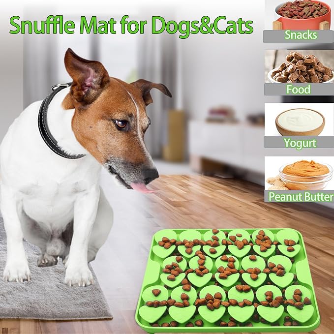 Medium Snuffle Mat for Small Medium Dog&Small Silicone Snuffle Mat for Small Dog Puppy Cat Slow Down Eating