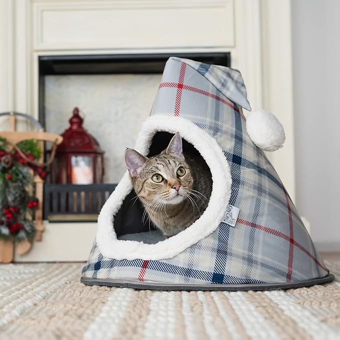 Kitty City Claw Indoor Mega Kit Cat Furniture, Corrugate Cat Scratcher, Cat Bed