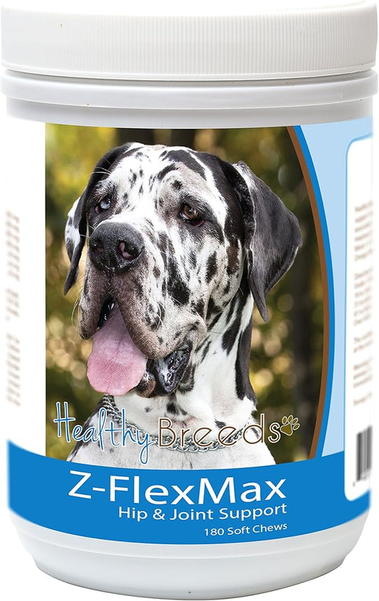 Healthy Breeds Great Dane Z-Flex Max Dog Hip and Joint Support 180 Count
