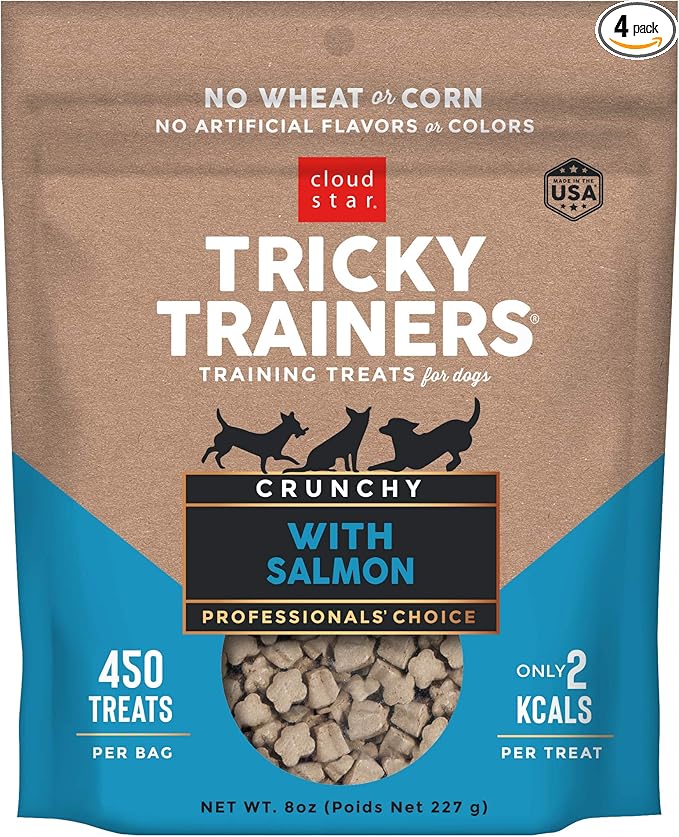 Cloud Star Crunchy Tricky Trainers, Salmon, 8-Ounce (Pack Of 4)