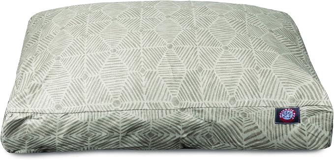 Majestic Pet Charlie Beige Metallic Small Rectangle Pet Bed
