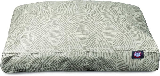 Majestic Pet Charlie Beige Metallic Small Rectangle Pet Bed