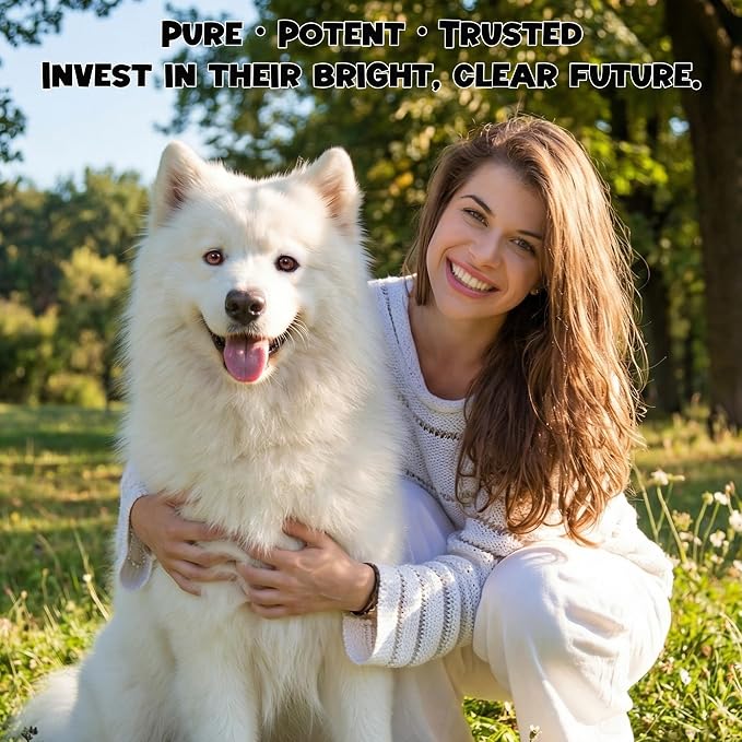 Advanced Vision Formula for Dogs – Liquid Formula with DHA, Lutein & Astaxanthin – Helps Maintain Clear, Healthy Eyes & Vision – 2 oz (60 mL) Oral Drops